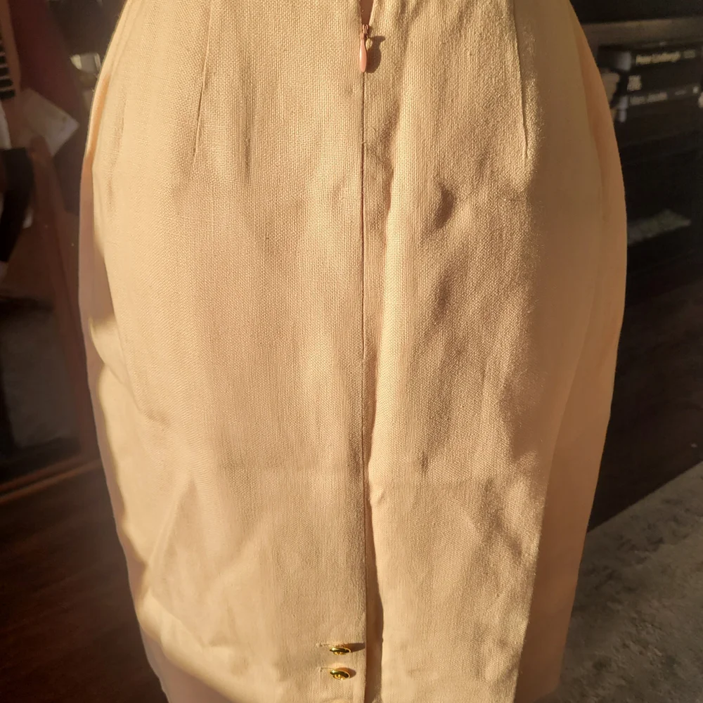 CHANEL Beige Pencil Skirt